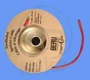 Z�ndkabel Silikon rot - red